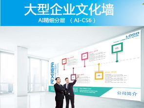 創(chuàng)意企業(yè)文化墻AI模板設(shè)計(jì) 矢量資源、高清效果圖與數(shù)字應(yīng)用服務(wù)